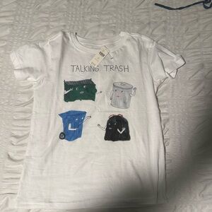 Unfortunate Portrait White Graphic Tee - Talking Trash